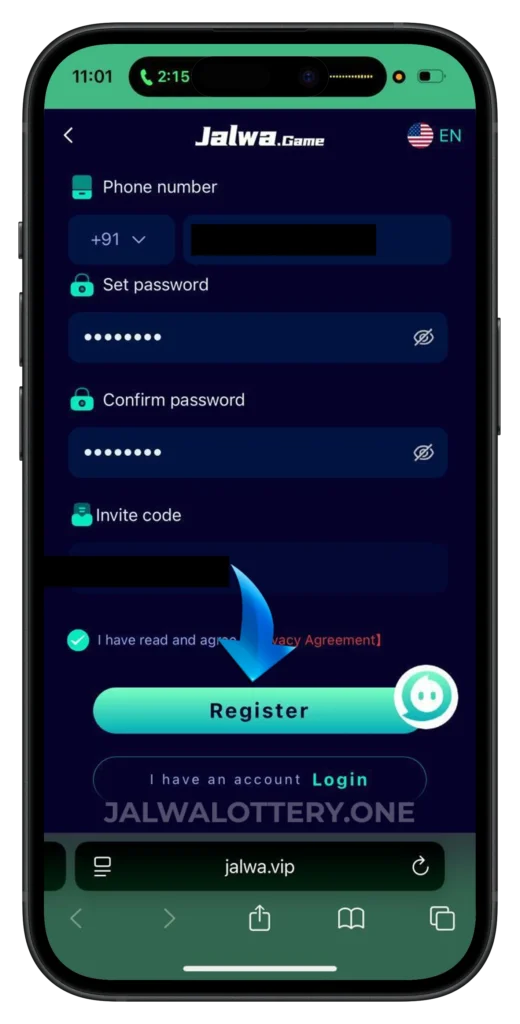 jalwa-register
